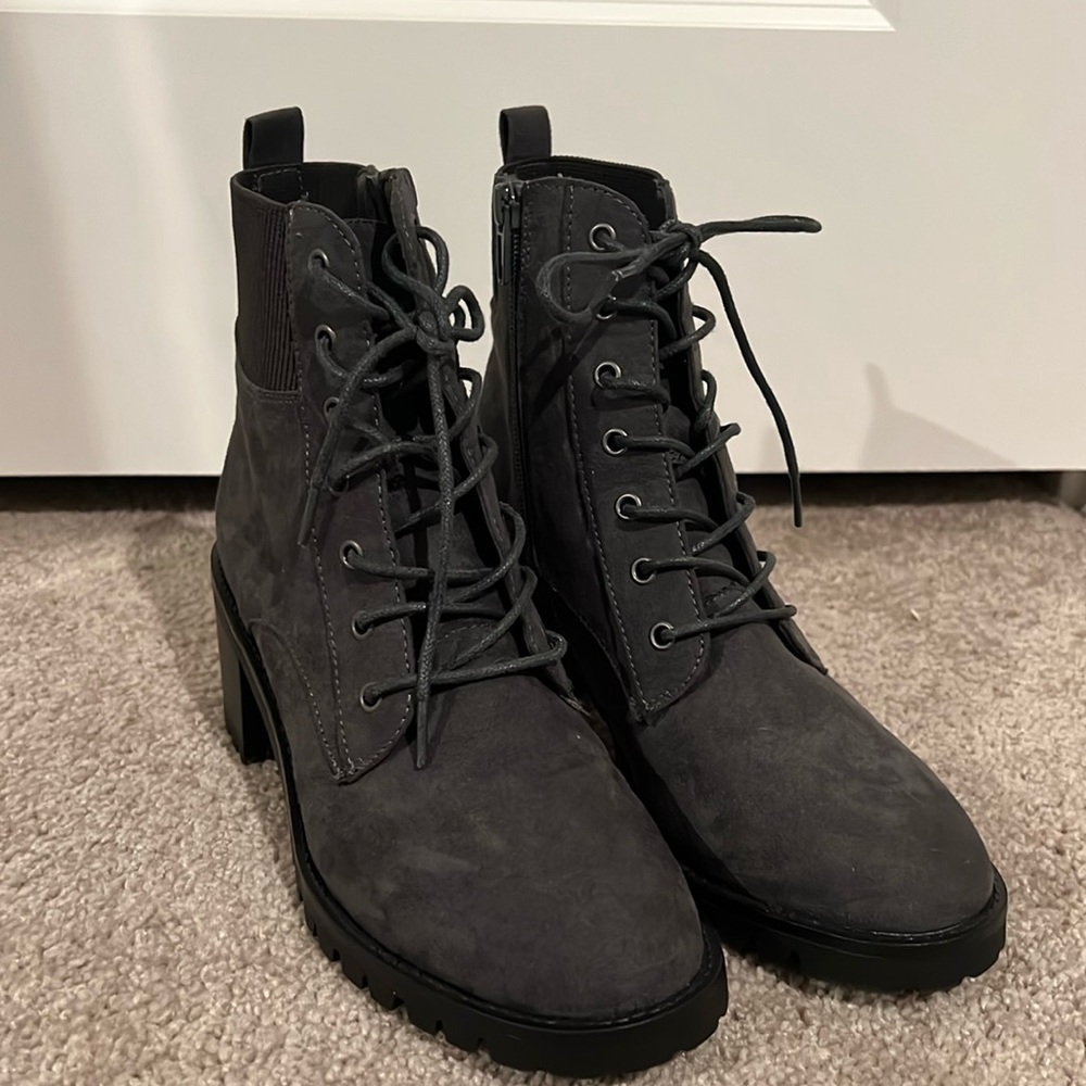 Market&spruce lace up ankle booties